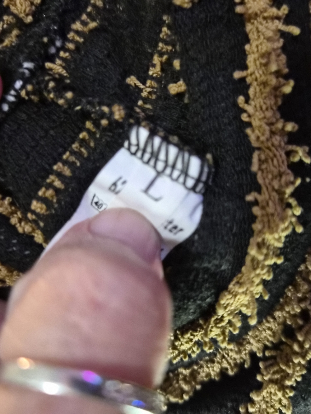 Furry Brown & Black Striped High-Waist Flare Leggings - Picture 10 of 12